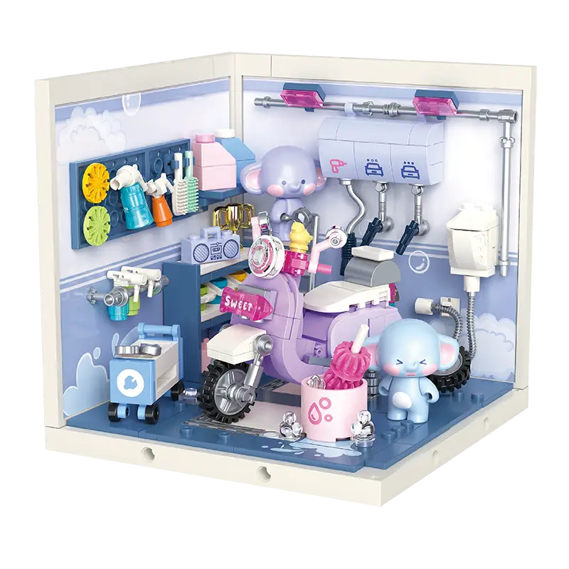 Set Diorama — Lavado de Autos